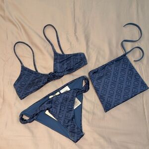 Fendi Navy Bikini Set